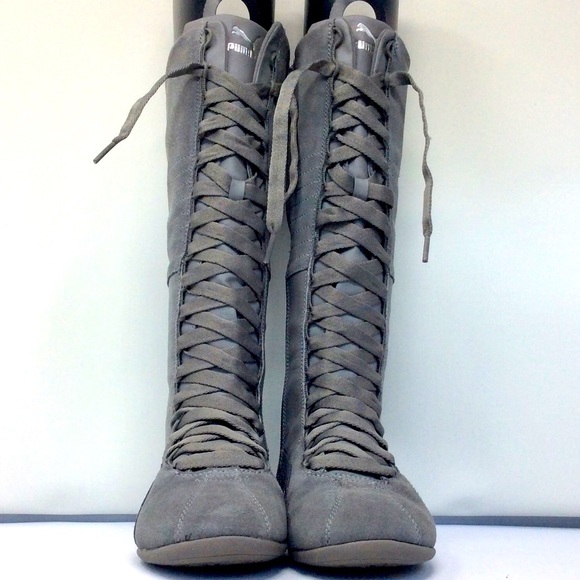 puma thigh high boots